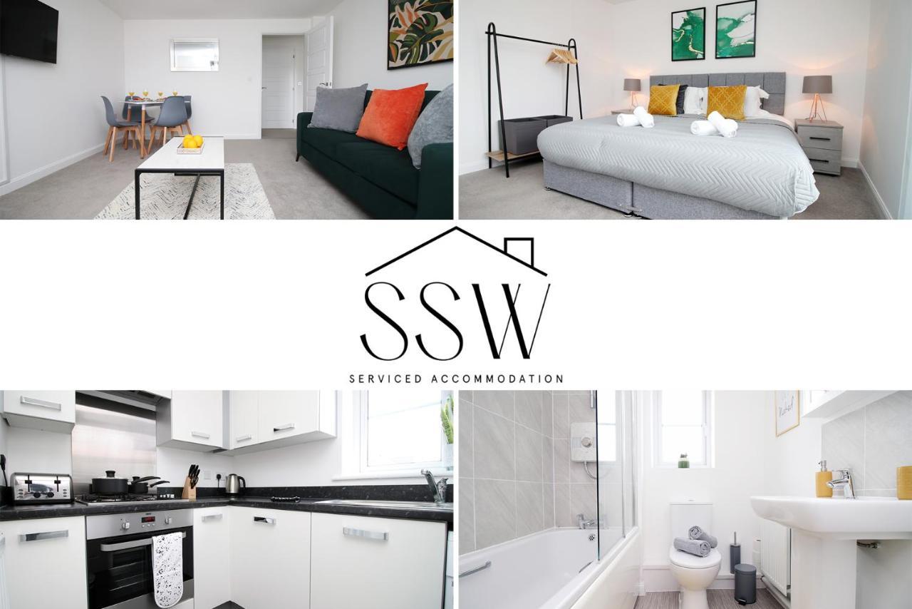 No 43 Stadium Views By Ssw - 2Br, Parking, Sleeps 4, 3Min Walk To Stadium, 10Min Drive To City Centre, Marina And Close To M4 Morriston Экстерьер фото