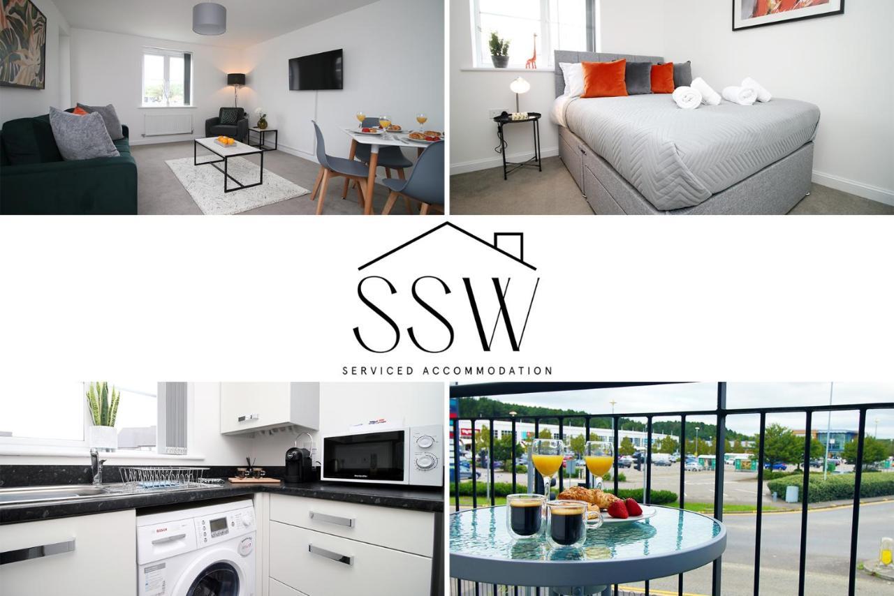 No 43 Stadium Views By Ssw - 2Br, Parking, Sleeps 4, 3Min Walk To Stadium, 10Min Drive To City Centre, Marina And Close To M4 Morriston Экстерьер фото